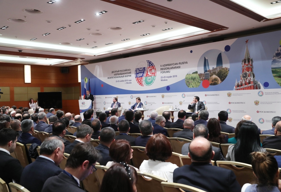 Russia-Azerbaijan Interregional Forum opens in Moscow
