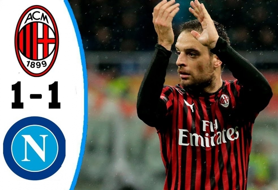 İtaliya A Seriyası: “Milan” - “Napoli” oyununda qalib müəyyənləşməyib
