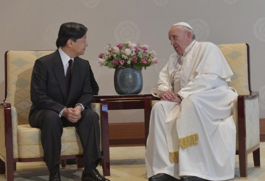 El Papa Francisco se reunió con el Emperador Naruhito de Japón