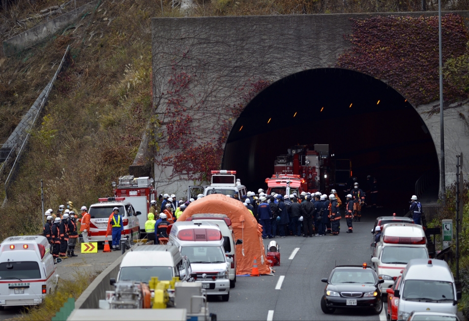 Çində tunel qəzasında 4 nəfər ölüb, 8 nəfər dağıntı altında qalıb VİDEO
