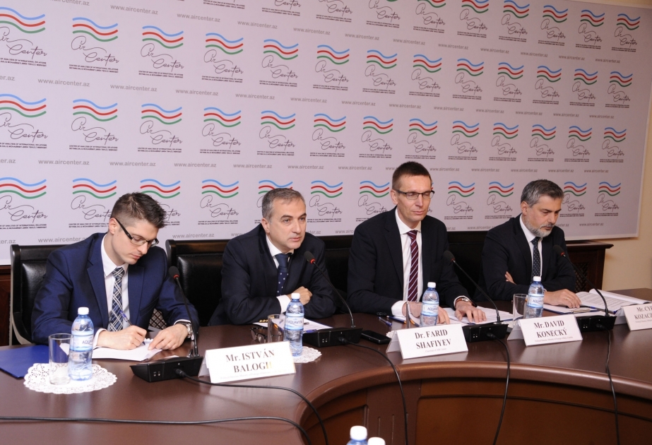 Baku hosts roundtable with participation of delegation of Visegrad Group