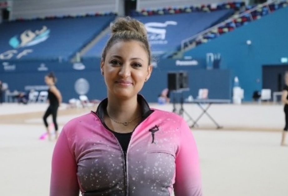 Эсме Браун: Рады возможности тренироваться в Национальной арене гимнастики в Баку