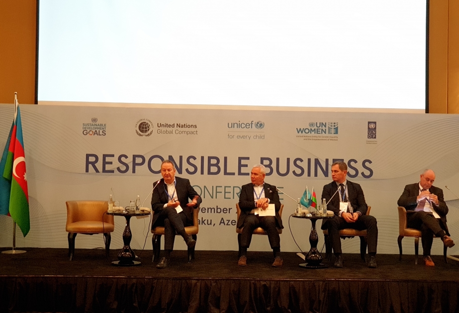 ®  Business leaders in Azerbaijan discuss embedding UN Global Compact principles and SDGs into their operations and strategies