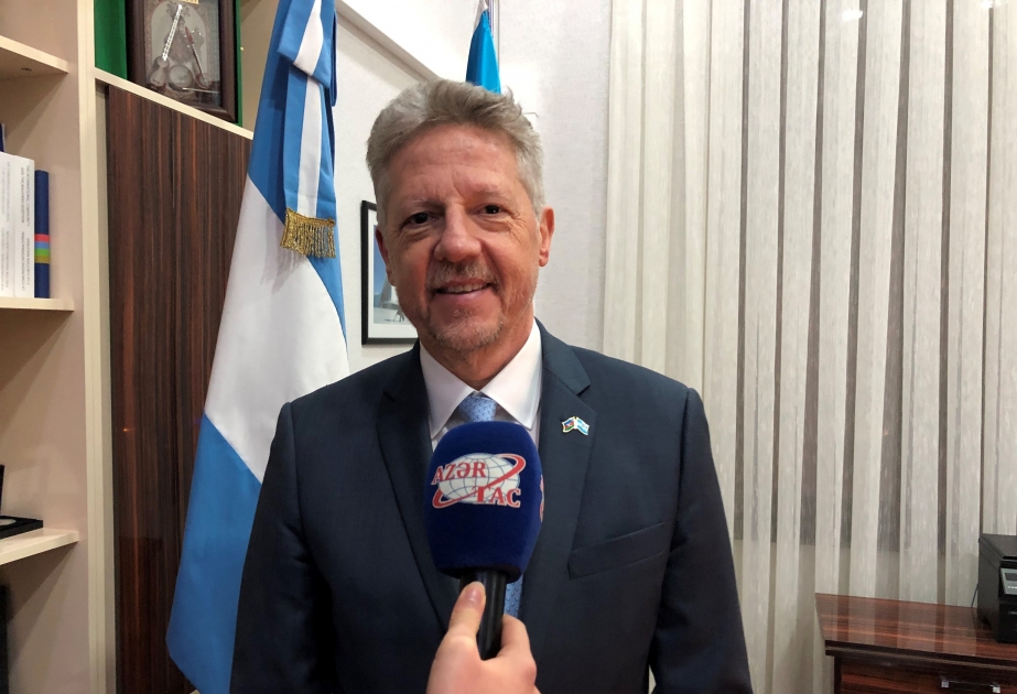 Embajador argentino en Azerbaiyán Sergio Pérez Gunella concedió una entrevista a AZERTAC