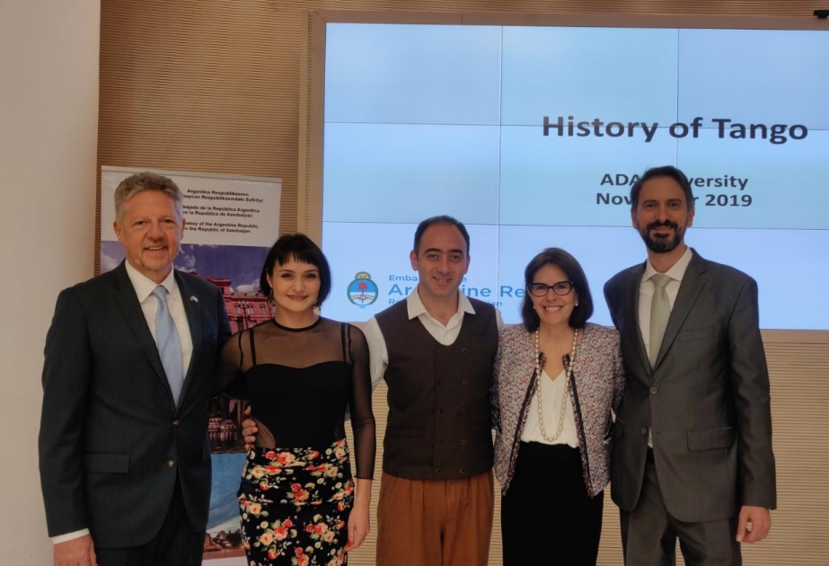 Embajador de Argentina en Azerbaiyán brindó un discurso sobre la historia de tango