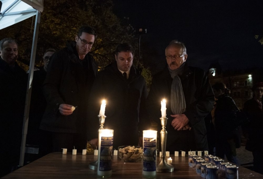 В бывшем еврейском гетто Будапешта прошла поминальная церемония