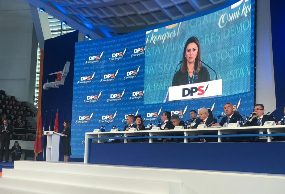 Azərbaycanlı deputat Monteneqro Sosialistlərinin Demokrat Partiyasının qurultayında iştirak edib