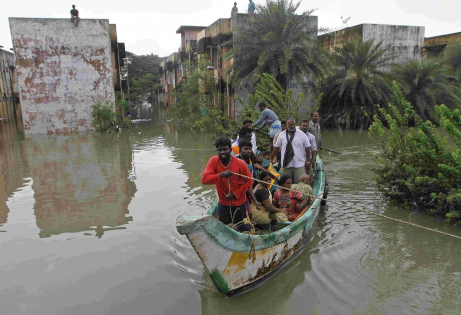 Hindistanda şiddətli yağışlar 5 nəfərin ölümünə səbəb olub