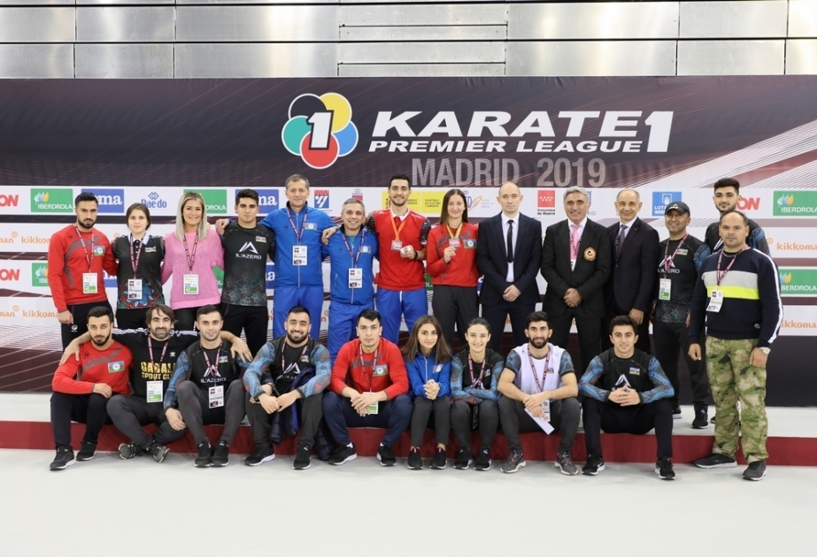 Azerbaijani fighters win two medals at Karate 1 Premier League - Madrid 2019