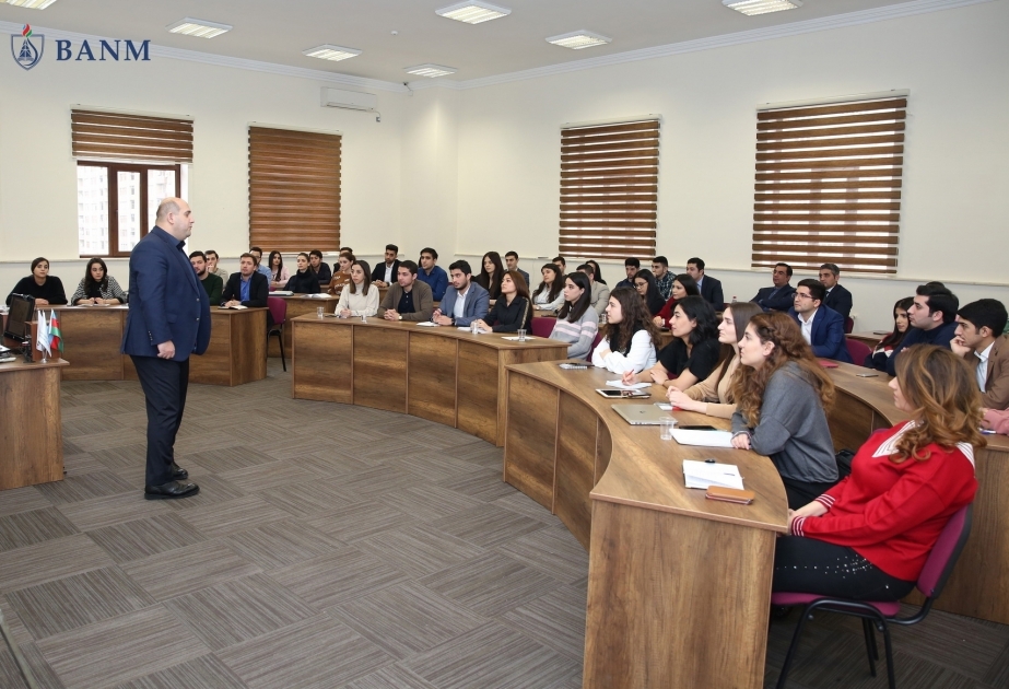 Master class at Baku Higher Oil School