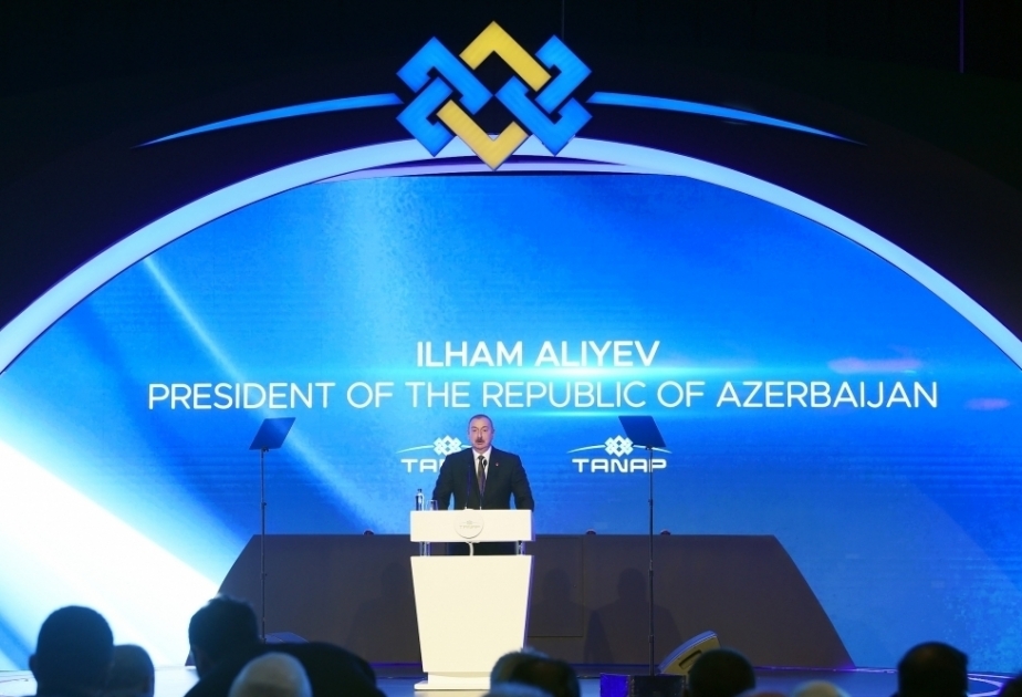 الرئيس إلهام علييف: تاناب يفيد شعبي تركيا وأذربيجان وسائر الشعوب المجاورة