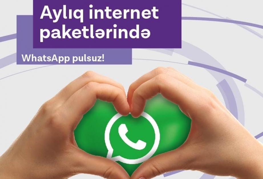®  Unlimited WhatsApp texting with Azercell!