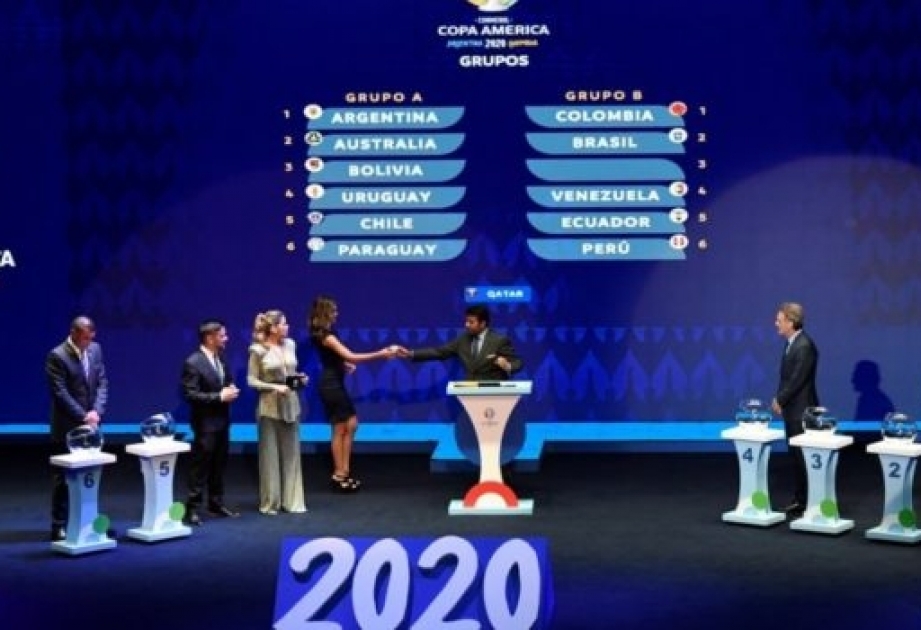 Se realiza sorteo de Grupos de la Copa América que tendrá lugar en Argentina y Colombia en 2020