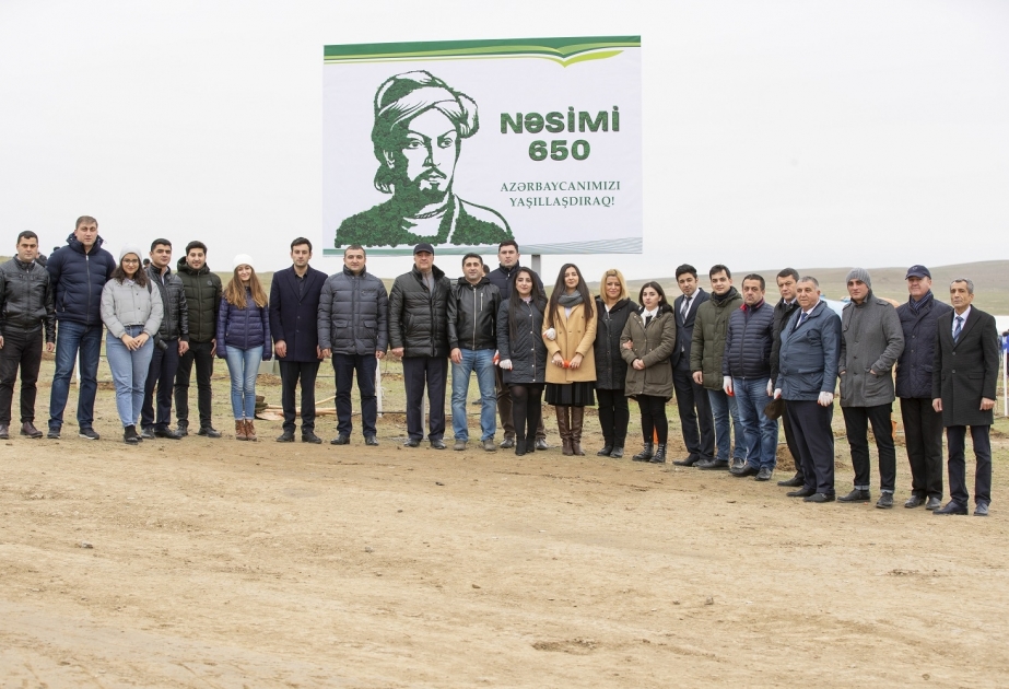 Kənd Təsərrüfatı Nazirliyinin kollektivi “Bir gündə 650 min ağac əkək” kampaniyasında fəal iştirak edib