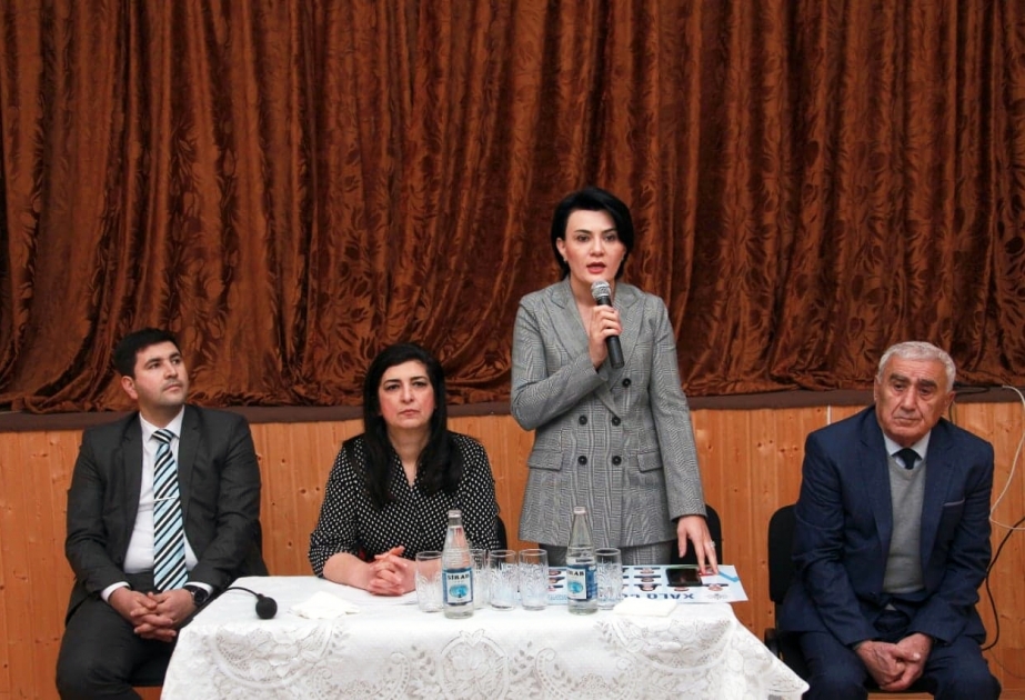 Şəkidə qadın seçicilərlə görüş keçirilib