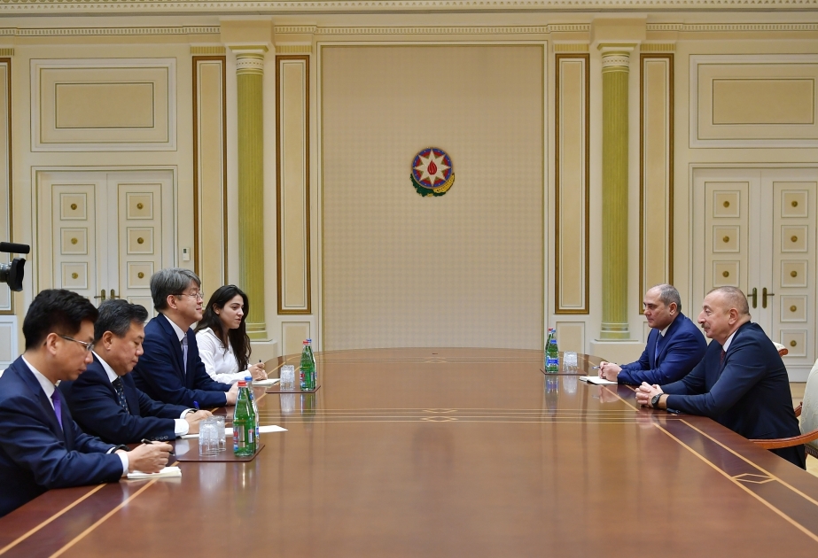 Президент Ильхам Алиев принял делегацию во главе с председателем Комитета статистики Республики Корея  ОБНОВЛЕНО ВИДЕО