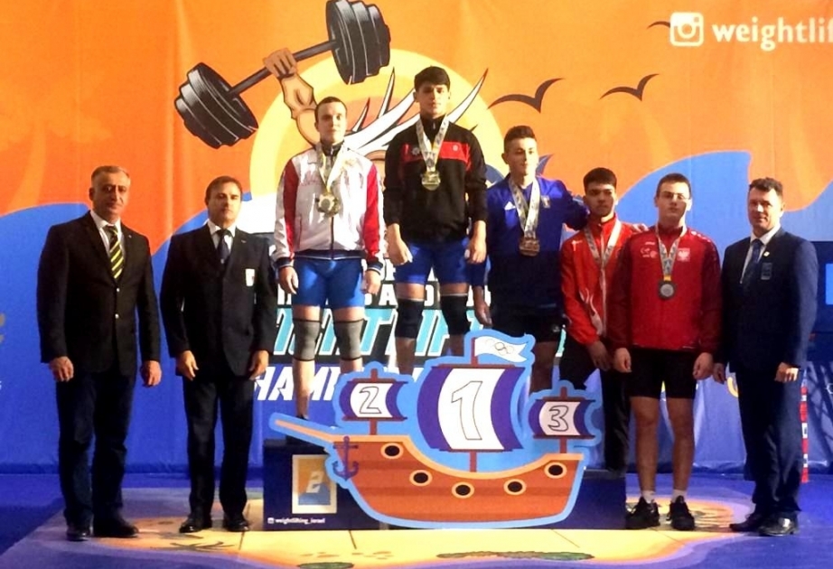 Azerbaijan`s weightlifter claims European gold in Israel
