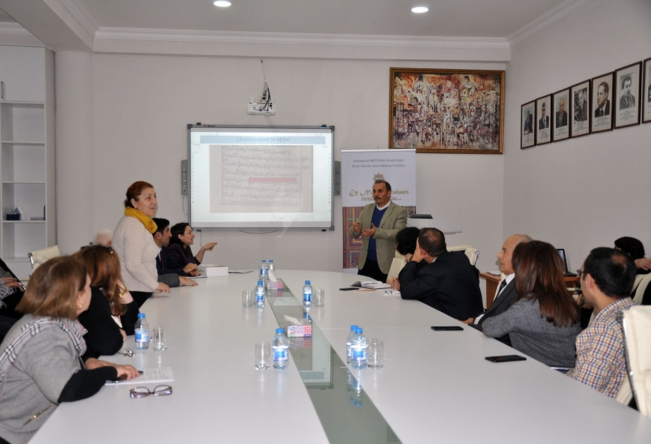 Ədəbiyyat İnstitutunda elmi seminar: hürufi qaynaqlarında Seyid Nəsimi