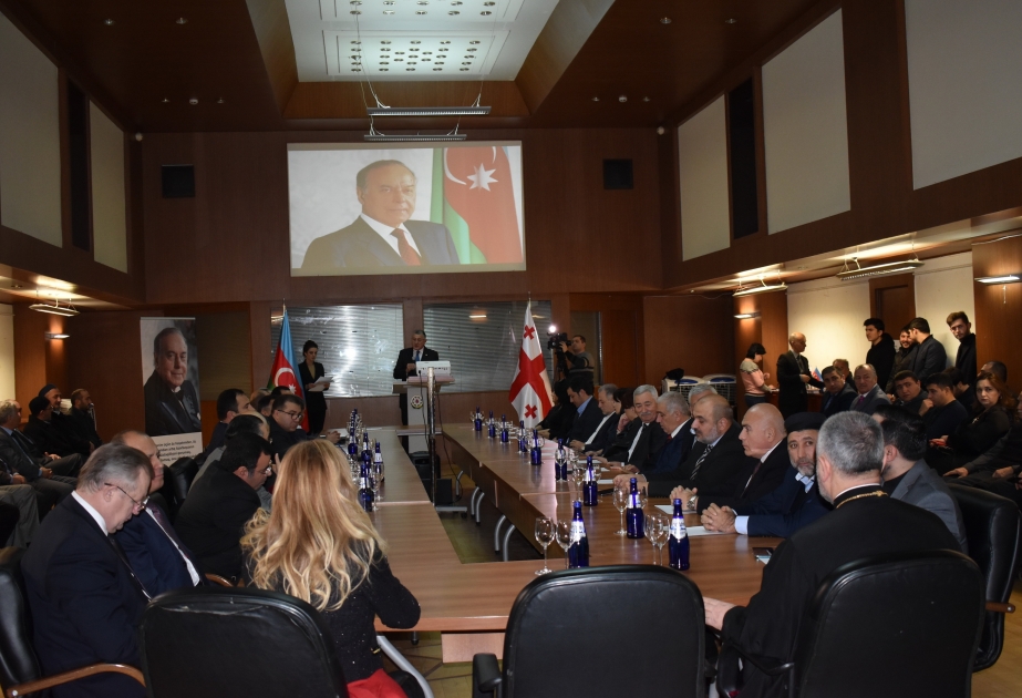 Ulu öndər Heydər Əliyev Azərbaycan-Gürcüstan dostluğunun memarıdır