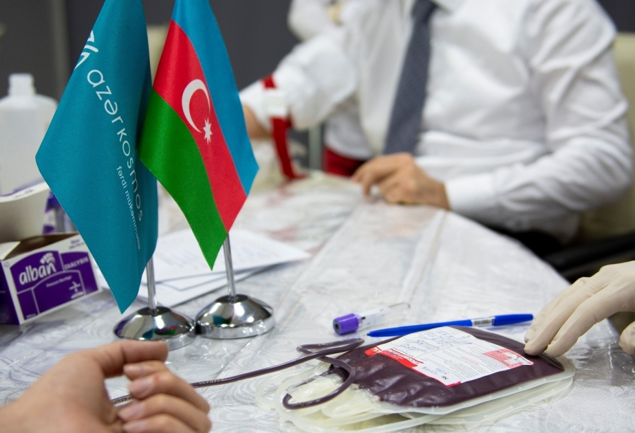 “Azərkosmos“ ASC-də qanvermə aksiyası keçirilib