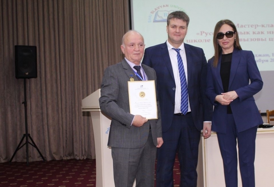 Azerbaijani scientist awarded Pushkin Medal