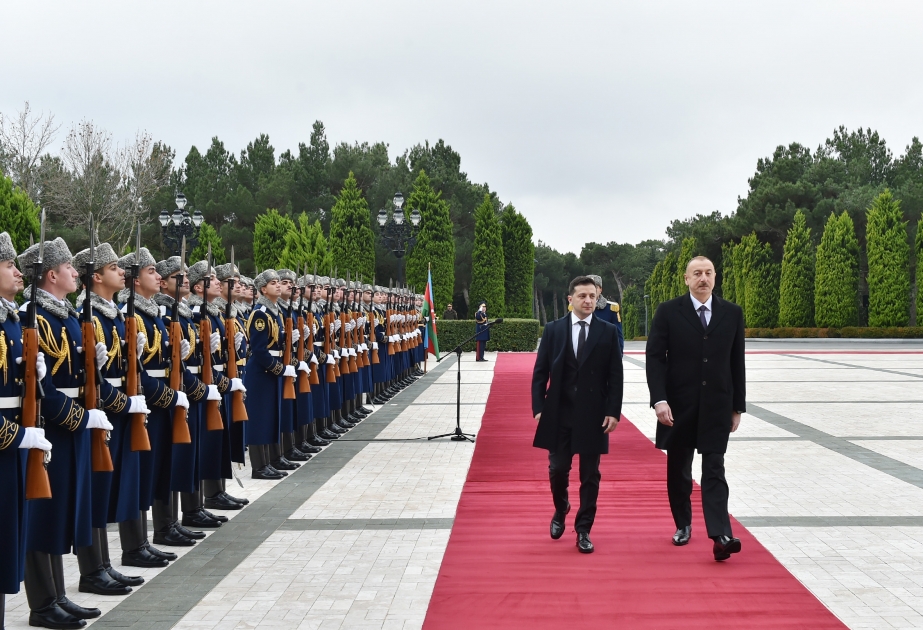 Official welcome ceremony was held for President of Ukraine Volodymyr Zelensky VIDEO