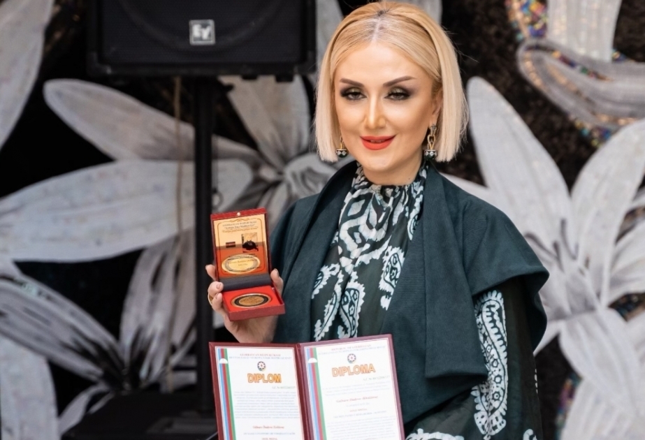 Гюльнара Халилова награждена золотой медалью Европейского издательского дома