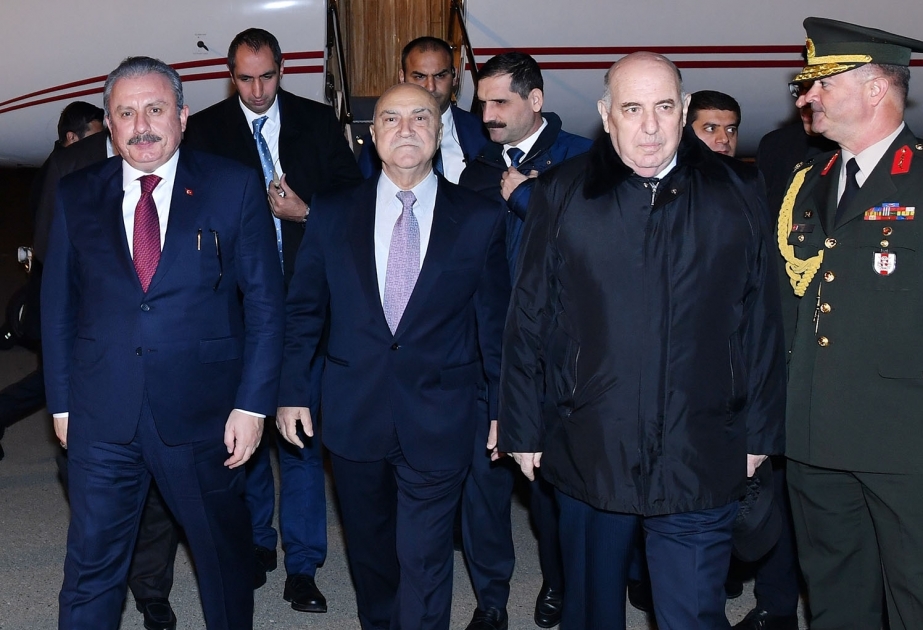 Präsident der Großen Nationalversammlung der Türkei zu Besuch in Aserbaidschan