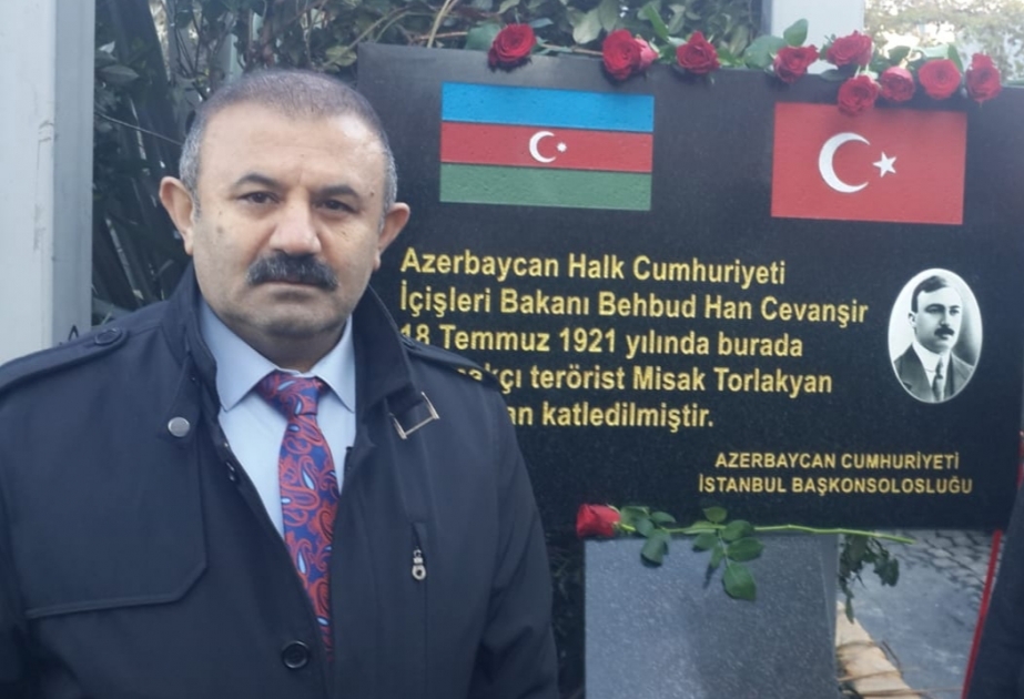 Dərnək rəhbəri: İstanbulda Behbud xan Cavanşirin xatirəsinin əbədiləşdirilməsi mühüm hadisədir