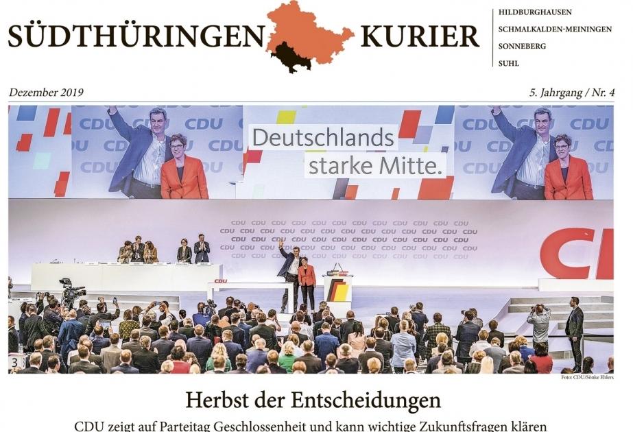 German newspaper posts article by AZERTAC`s special correspondent