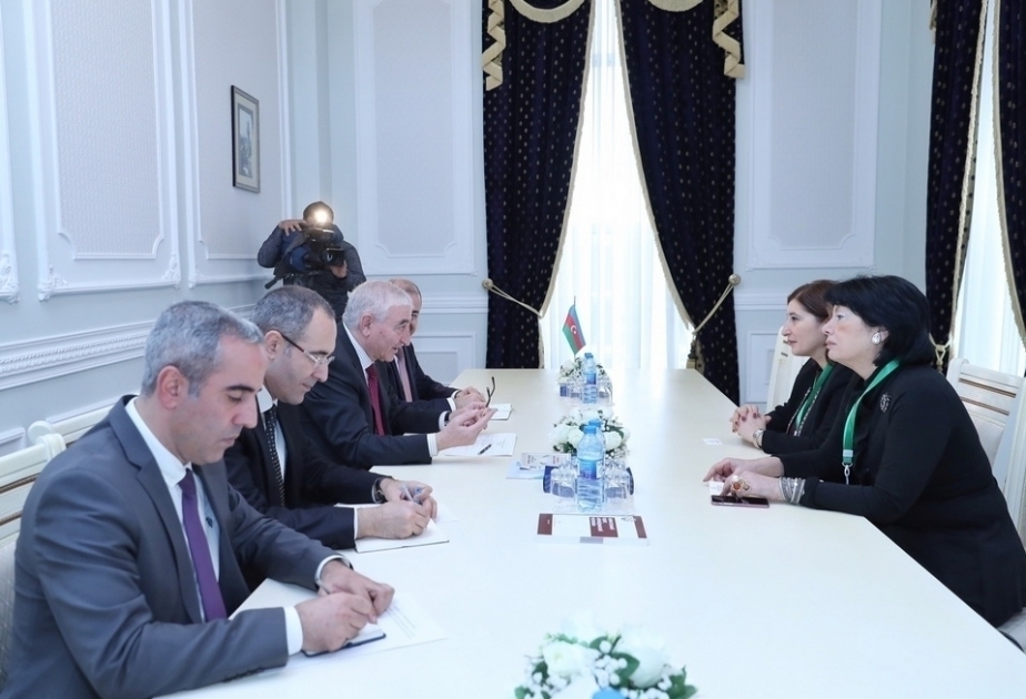 Presidente de la Comisión Electoral Central de Azerbaiyán se reúne con su homóloga georgiana