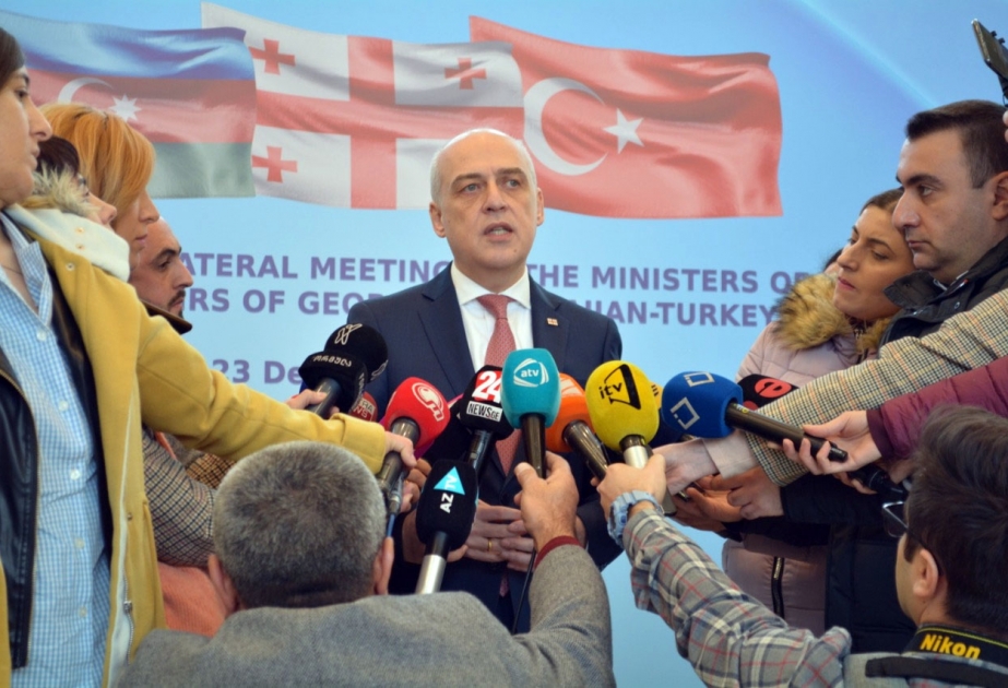 David Zalkaliani: Gürcüstan, Azərbaycan və Türkiyə tarixi İpək yolunun bərpasında xüsusi rol oynayırlar