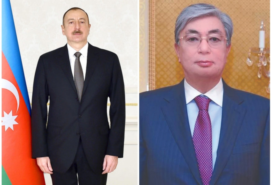 Presidente de Kazajstán felicitó por teléfono a su homólogo azerbaiyano Ilham Aliyev