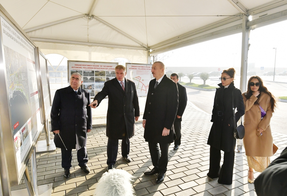 Le président Ilham Aliyev participe à l’inauguration du boulevard central dans la Ville blanche VIDEO
