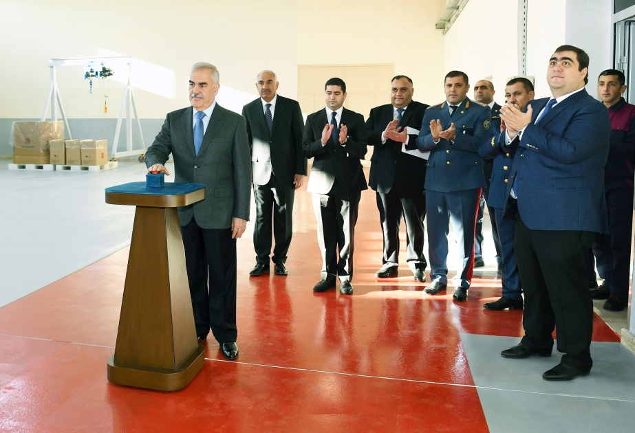 Naxçıvanda plastik kapsul və qapaq istehsalı sahəsi fəaliyyətə başlayıb