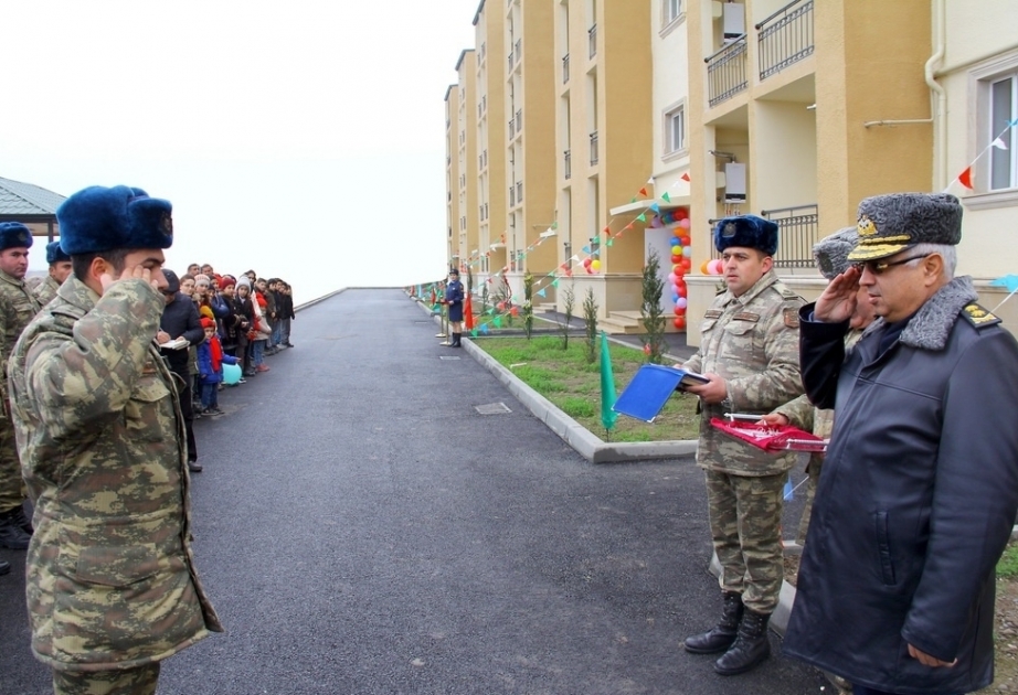 В воинской части Военно-воздушных сил сдано в пользование очередное жилое здание