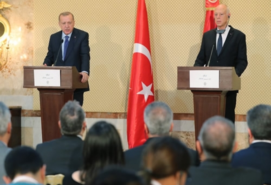 Türkiyə Prezidentinin tunisli həmkarı ilə görüşündə Liviya məsələsi də müzakirə edilib