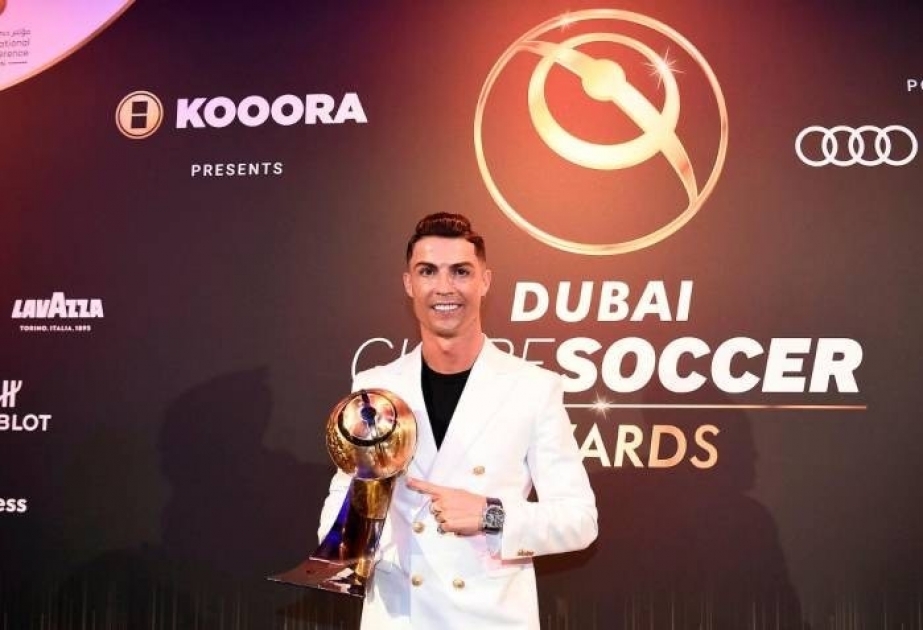 Gana Cristiano Ronaldo Premio Globe Soccer a mejor futbolista del año