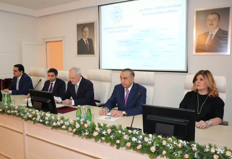 Səhiyyə Nazirliyində ilin yekununa həsr edilən kollegiya iclası keçirilib