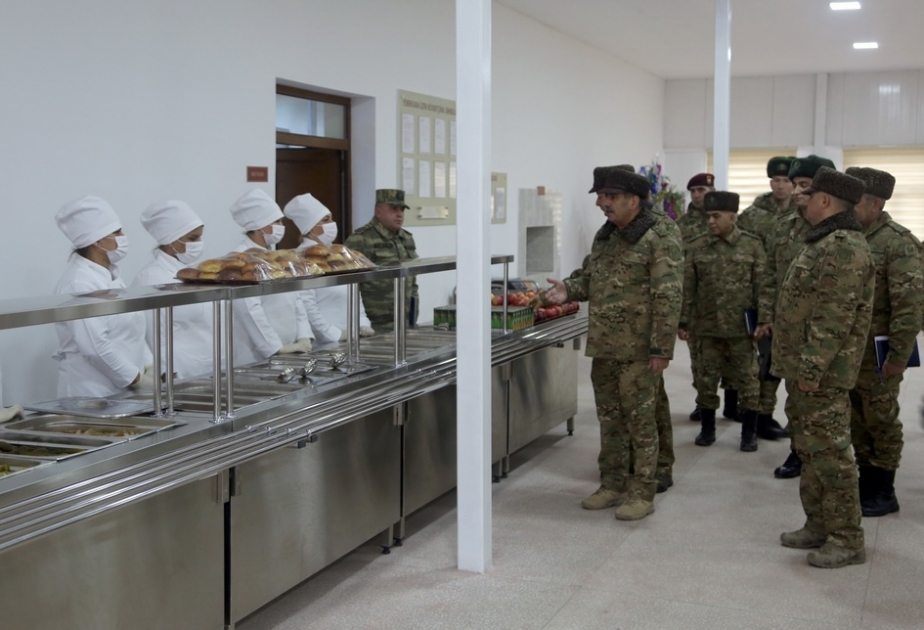 Cəbhəboyu zonada növbəti yeni hərbi hissənin açılışı olub
