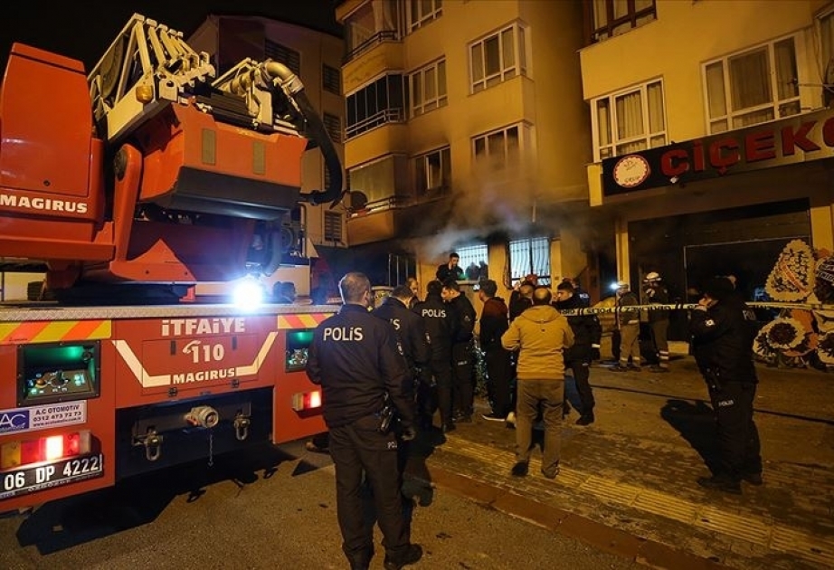 Apartment fire kills at least 4 in Turkish capital