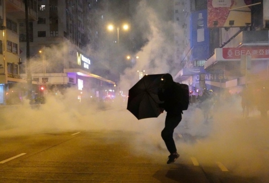 Demonstrationen in Hongkong: Straßenschlachten zu Silvester