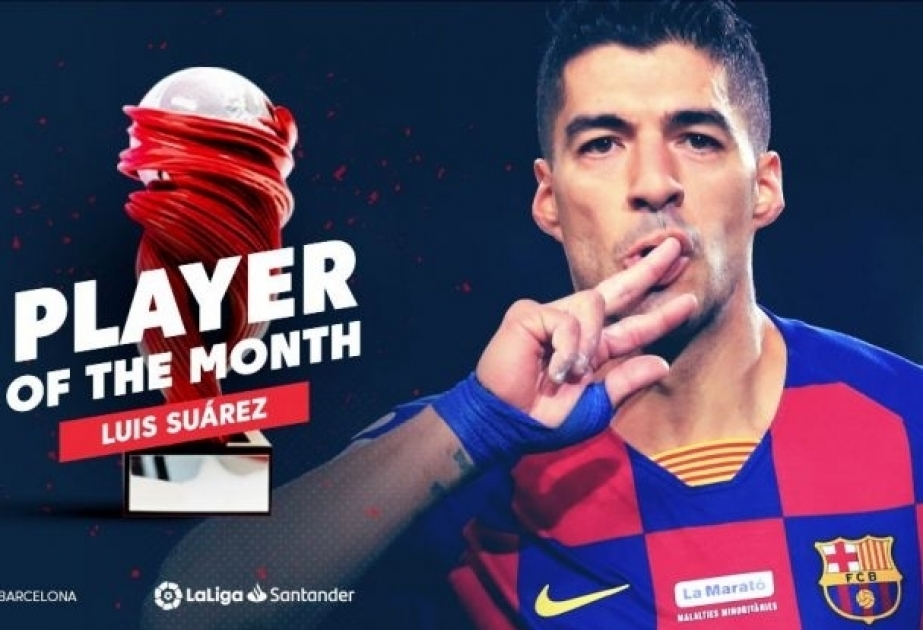 Luis Suarez named LaLiga Santander player of the month for December


