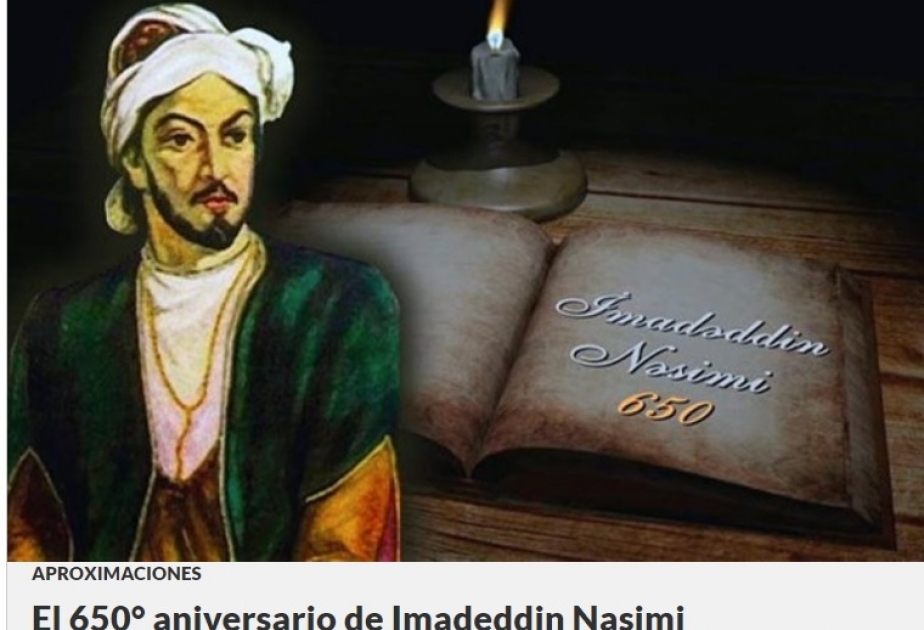 Im peruanischen Portal Artikel über Imadaddin Nasimi veröffentlicht