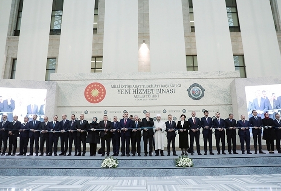 La delegación de Azerbaiyán participa en la inauguración del nuevo edificio administrativo de la Organización Nacional de Inteligencia de Turquía