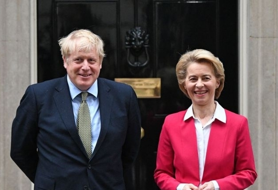 UK says Johnson had 'positive' meeting with EU's von der Leyen