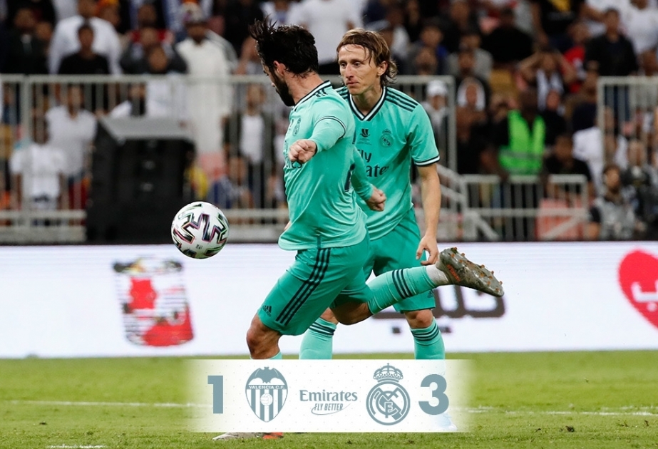 "Real" derrotó a "Valencia" y llegó a la final de la Supercopa de España