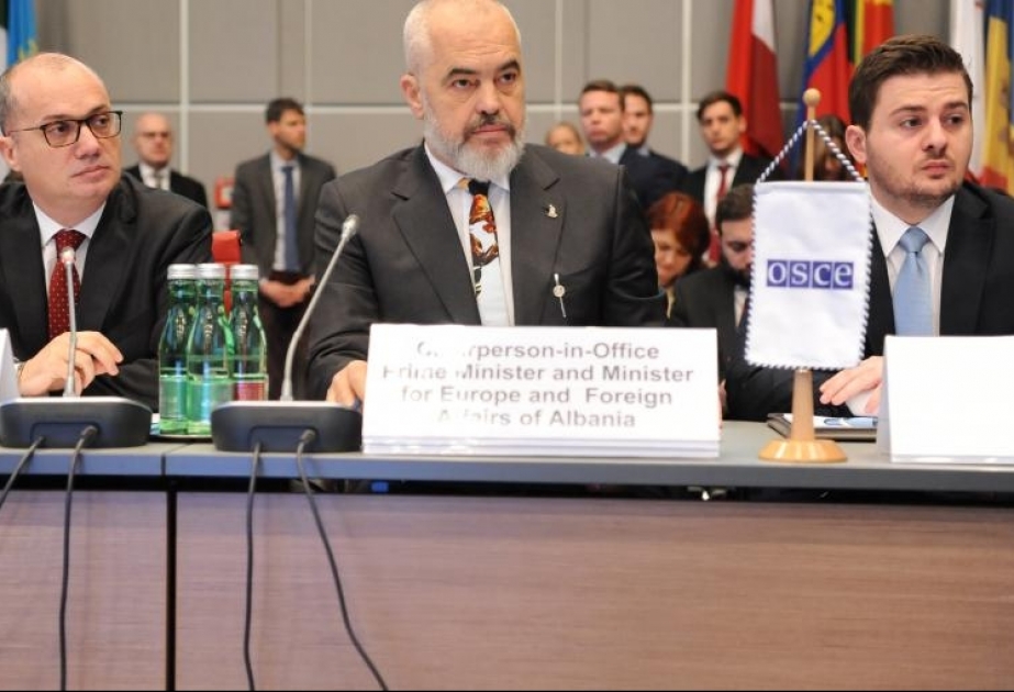 Edi Rama: ATƏT-ə sədrliyimiz dövründə Ermənistan-Azərbaycan münaqişəsinin həlli gündəlikdə mühüm yer tutacaq