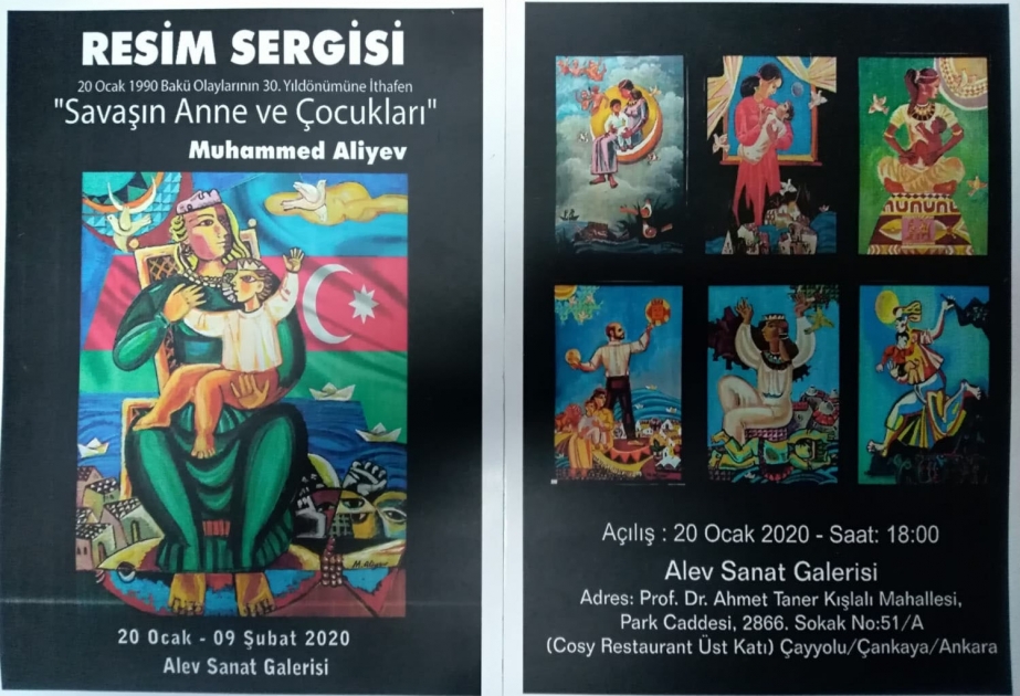 Ankarada 20 Yanvar şəhidlərinin xatirəsinə həsr olunmuş sərgi açılacaq