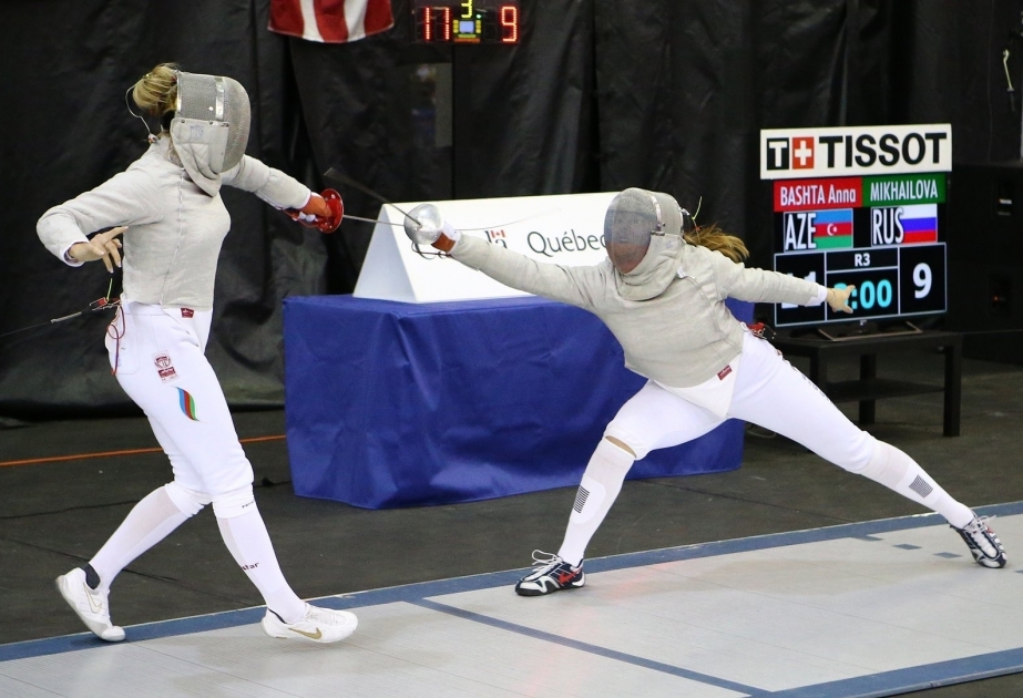 L’équipe d’Azerbaïdjan féminine de sabre participe au Grand Prix Montréal 2020